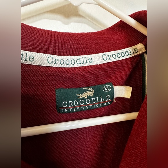 Crocodile International Vintage Men’s Striped Polo - Size XL - Picture 2 of 3
